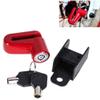 yan Motorcycle Bicycle Scooter Bike Safety Anti-Theft Disk Disc Brake Rotor Lock RED view 1