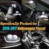 16Pc Super White 6000K Interior LED Light Bulb Kit Package Compatible with 2016-2017 Volkswagen Passat view 2