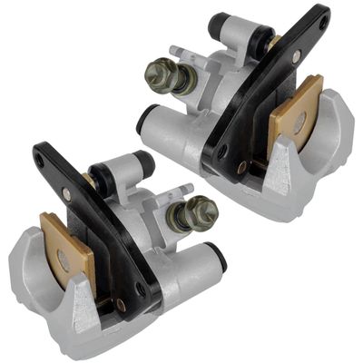 Caltric Front Left Right Brake Caliper with Pads Compatible with Yamaha Bruin 250 Yfm250 B 2X4 2005-2006