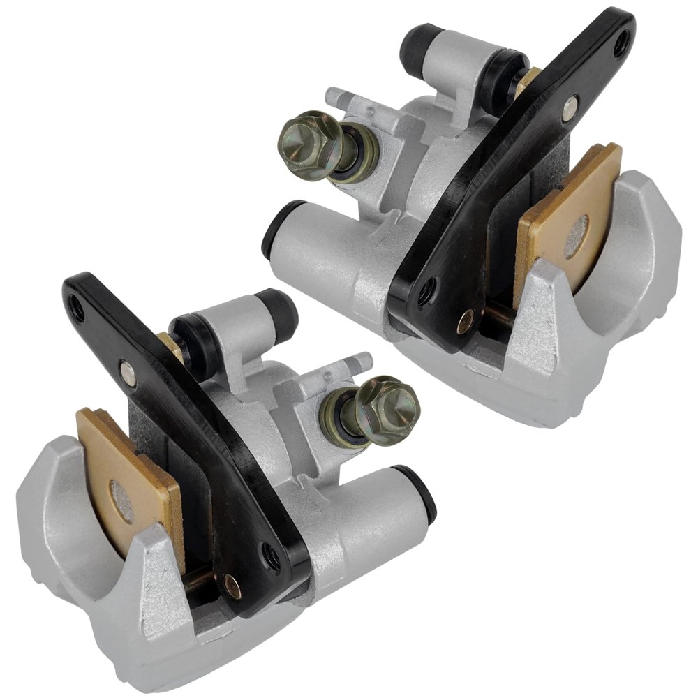 Caltric Front Left Right Brake Caliper with Pads Compatible with Yamaha Bruin 250 Yfm250 B 2X4 2005-2006