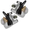 Caltric Front Left Right Brake Caliper with Pads Compatible with Yamaha Bruin 250 Yfm250 B 2X4 2005-2006 view 1