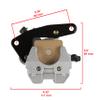 Caltric Front Left Right Brake Caliper with Pads Compatible with Yamaha Bruin 250 Yfm250 B 2X4 2005-2006 view 2