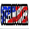 MFX Design Steelworker American Flag Helmet Sticker Decal Hard Hat Sticker Decal (Lot of 3) Vinyl - Made in USA 3 in. x 1 in. view 1