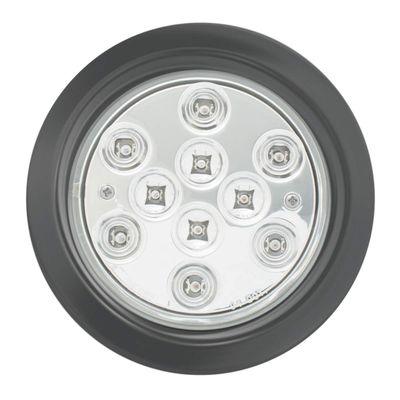 Grand General 77459 LED Light (4" Mega10 Plus White 10- with Grommet and Pigtail), 1 Pack