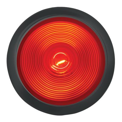 GG Grand General 80470 4 Inches Red Incandescent Sealed Light with Grommet & Pigtail