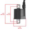 Caltric Ignition Coil Compatible with Suzuki Lt-A700X King Quad Lta700X 2006 2007 view 2