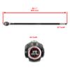 Caltric Front-Front Propeller Prop Drive Shaft Compatible with Kawasaki 13310-0572 13310-0026 13310-1027 view 2