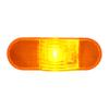 GG Grand General 80703 Oval Amber Side Turn with Reflector Sealed Light view 1