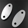 HASkulle AfterMokit Replacement Mirror Block Off Base Plates for Honda CBR250R 2011-2013 CBR600F4 1999-2006 CBR600RR 2003-2020 CBR900RR 2001-2003 CBR1000RR 2004-2007 with Engraved RR Chrome view 4