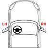 Garage-Pro Fender for JEEP LIBERTY 2005-2007 LH Black with Molding Hole view 2