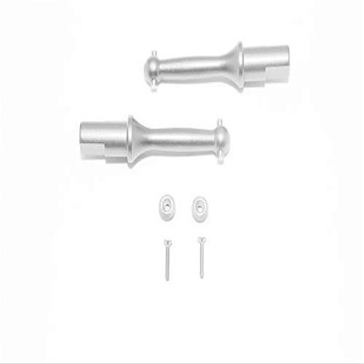 GPM For Tamiya T3-01 Dancing Rider Trike Upgrade Parts Aluminum Rear Wheel Shaft - 1Pr Set Silver