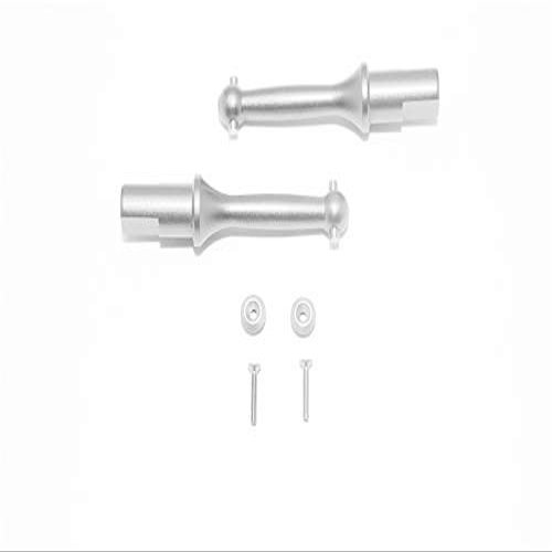 GPM For Tamiya T3-01 Dancing Rider Trike Upgrade Parts Aluminum Rear Wheel Shaft - 1Pr Set Silver