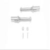 GPM For Tamiya T3-01 Dancing Rider Trike Upgrade Parts Aluminum Rear Wheel Shaft - 1Pr Set Silver view 1