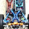 Aluminum Rear Tie Rods With Stabilizer Car Tie Rods For 1/10 Traxxas Ford GT 4-Tec 2.0 83056-4/4-Tec 3.0 93054-4 - 1 Set Orange view 2