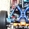 Aluminum Rear Tie Rods With Stabilizer Car Tie Rods For 1/10 Traxxas Ford GT 4-Tec 2.0 83056-4/4-Tec 3.0 93054-4 - 1 Set Orange view 3