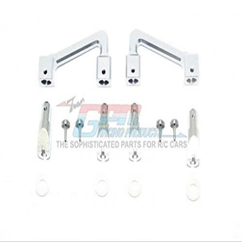 GPM For Tamiya T3-01 Dancing Rider Trike Upgrade Parts Aluminum Body Mount & Stabilizer - 14Pc Set Silver