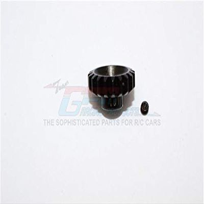 Steel Motor Gear 32 Pitch 19T (3.17mm Hole) for 05/540/360 Motor - 1Pc Set Black