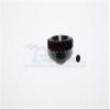 Steel Motor Gear 32 Pitch 19T (3.17mm Hole) for 05/540/360 Motor - 1Pc Set Black view 1