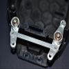 GPM For Tamiya DF01 / TA01 / TA02 / M1025 Upgrade Parts Aluminum Steering Assembly With Bearings - 1 Set Gray Silver view 3