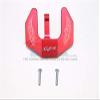 GPM For Tamiya T3-01 Dancing Rider Trike Upgrade Parts Aluminum Rear Wing Transponder Deck -1Pc Set Red view 1