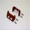 GPM For Traxxas 1/16 Mini E-Revo/Mini Rally Upgrade Parts Aluminum Servo Protector - 2Pc Set Brown view 1