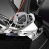Show Chrome Grey Can-Am Spyder Key Covers, 2-Pack with Wire Barrel Lock Key Ring - Snaps Over Key, Adds Mounting Hole for Chains, Stylish & Complementary Design view 4