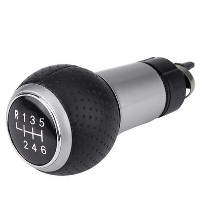 KIMISS 6 Speed Shift Knob Car Manual Gear Stick Shifter Head for S4 B8 8K 8T 8R for 2007-2015 (Silver)