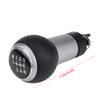 KIMISS 6 Speed Shift Knob Car Manual Gear Stick Shifter Head for S4 B8 8K 8T 8R for 2007-2015 (Silver) view 2