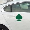 ANGDEST Spade Silhouette Funny (Green) (Set of 2) Premium Waterproof Vinyl Decal Stickers for Laptop Phone Accessory Helmet Car Window Bumper Mug Tuber Cup Door Wall Decoration view 2