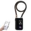 Nulock Keyless Bluetooth Bike/Motorcycle/Gate Lock IP44 Splash-Proof Cycling Lock with 110db Alarm, 0.38" Diameter 24-inch (2ft) Braided Steel Cable Padlock for Gate(2025 Version) view 1
