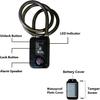 Nulock Keyless Bluetooth Bike/Motorcycle/Gate Lock IP44 Splash-Proof Cycling Lock with 110db Alarm, 0.38" Diameter 24-inch (2ft) Braided Steel Cable Padlock for Gate(2025 Version) view 2