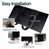 TRUE LINE Automotive Car Visor Folding Vanity Mirror Makeup Cosmetic Tri-Fold Mirror view 4