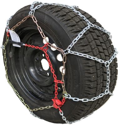 TireChain.com 275/65R18LT ONORM Diamond Tire Chains - 3.8mm Snow Chains, SAE Class S, Ratchet Tensioner & Carrying Case