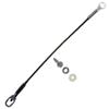 Koolzap Compatible with 2009-2010 Armada 5.6L Rear Left or Right Tailgate Cables Smooth Black Metal 90460-ZR00A view 1