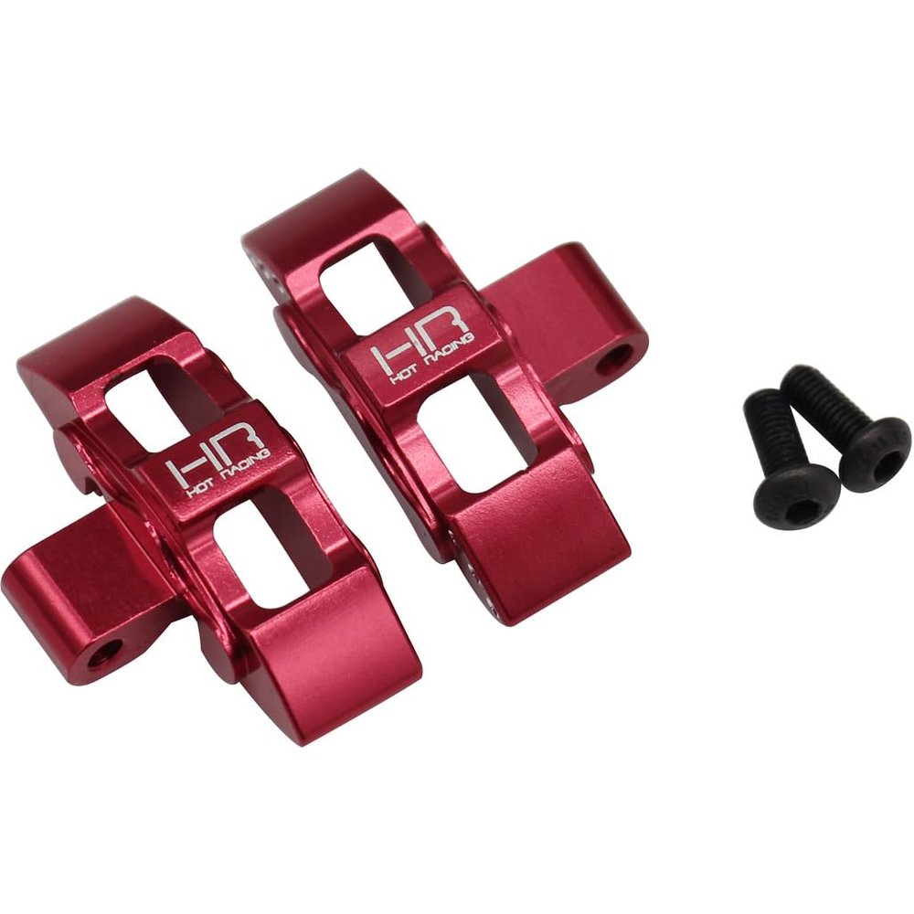 Hot Racing TUDR39CF02 Red Aluminum Front or Rear Brake Calipers TRA Udr