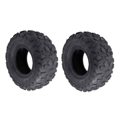 ZXTDR Pack of 2 Tires 145/70-6 for ATV 4 Four Wheelers Go Karts