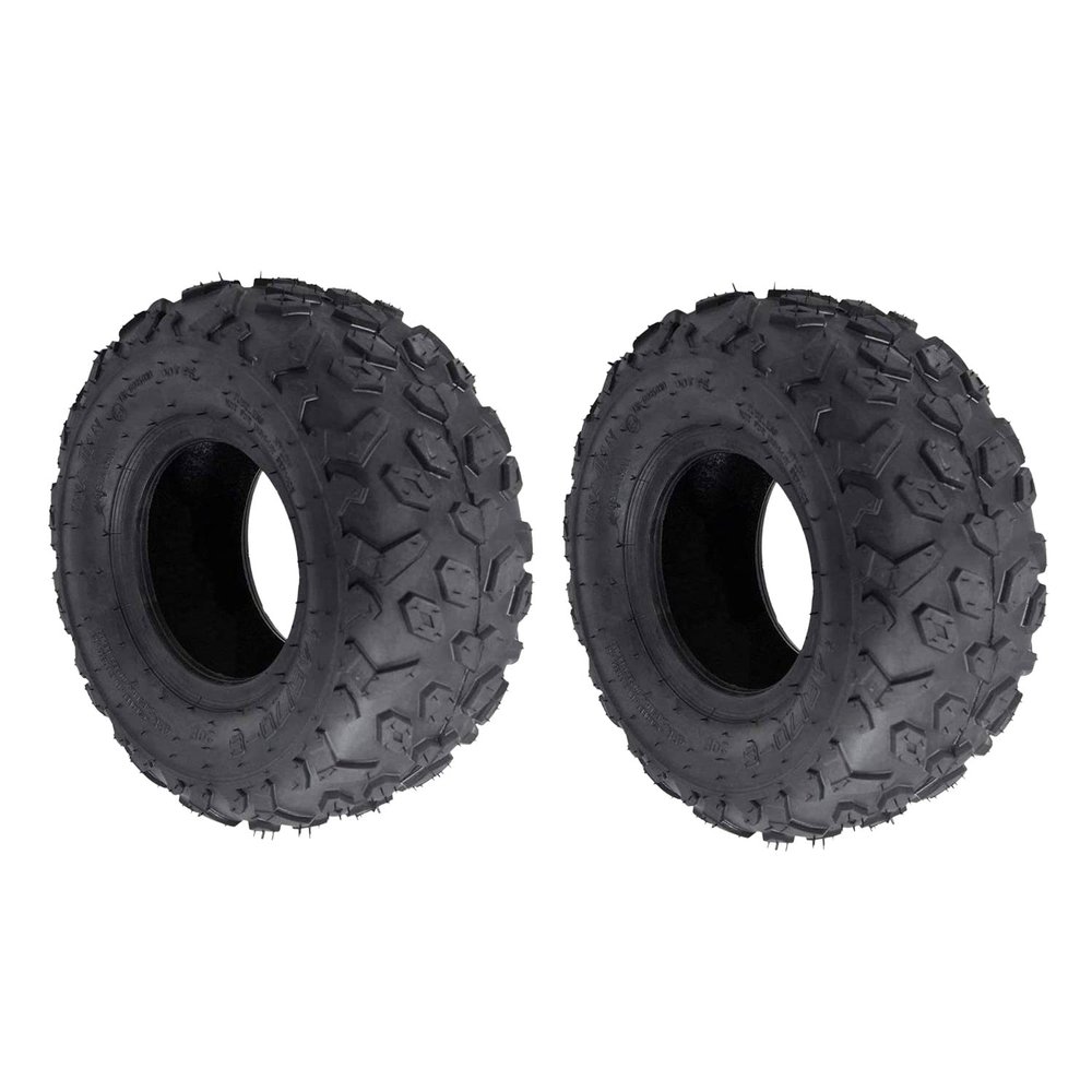 ZXTDR Pack of 2 Tires 145/70-6 for ATV 4 Four Wheelers Go Karts