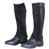 Shires Moretta Suede Half Chaps - Childs (Black, Small) view 1