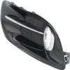 Garage-Pro Fog Light Trim for DODGE DART 2013-2016 LH Bezel Chrome view 2