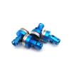 Aluminum Magnetic Stealth Invisible Body Post Mount for 1:10 RC Cars - 4Pcs Blue view 2