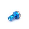 Aluminum Magnetic Stealth Invisible Body Post Mount for 1:10 RC Cars - 4Pcs Blue view 4