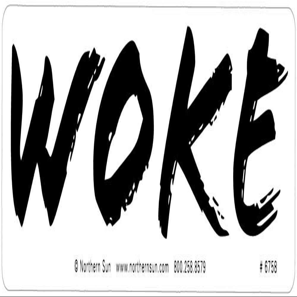 Northern Sun Woke - Small Magnetic Bumper Sticker/Decal Magnet (5" X 1.5")