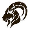 Capricorn Zodiac 1 Vinyl Sticker Decals (Pack of 2) for Car Bumper Window Laptop Tablet Phone (10" x 9.7", Black) view 1