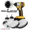 Drill Brush Ultimate Car Wash Kit - Cleaning Supplies Car Carpet - Truck Accessories - Wheel Brush - Motorcycle Accessories - Car Mats - Spin Brush - Interior Leather, Vinyl, Upholstery, Fabric view 4