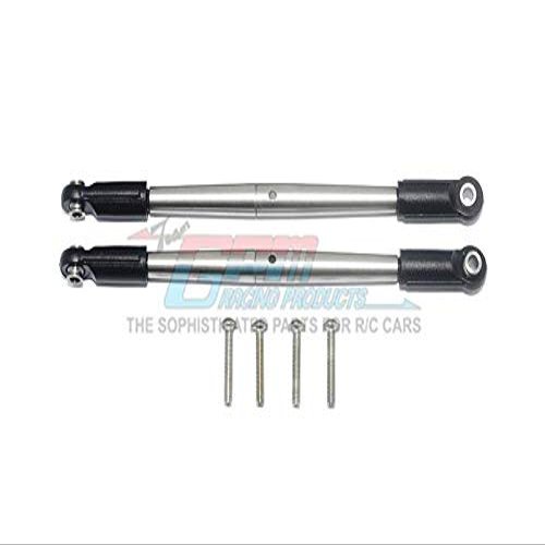 GPM For Traxxas E-Revo VXL 2.0 / E-Revo Brushless Upgrade Parts Stainless Steel Front/Rear Supporting Tie Rod - 1Pr Set