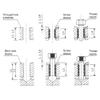 50pcs Thread Repair Installation Kit Stainless Steel Helicoil Type Set (M2 x 2D) view 4