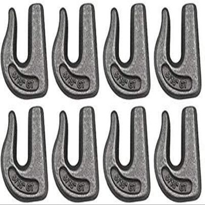 BA Products 11-516WGH-x8, Set of 8 Grade 70 Weldable Grab Hook for 5/16" Chain, Tow, Rigging, Weld on