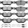 Ceramic Brake Pads Kits,SCITOO 8pcs Brakes Pads Set fit For BMW For 328i view 1