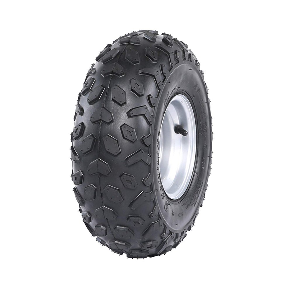 WPHMOTO 145/70-6 ATV Go Kart Tubeless Tire with 6'' Rim