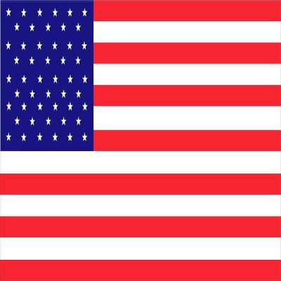 1-4" x 2.4" American Square Flag Decal Vinyl Sticker Car Bumper Window America US USA Old Glory